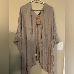 Linen cover up shrug